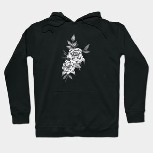 Dot work roses Hoodie